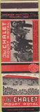 Matchbook Cover - The Chalet Mount Royal Canada