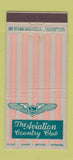 Matchbook Cover - Aviation Country Club 30 Stick
