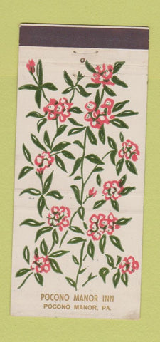 Matchbook Cover - Pocono Manor Inn PA 30 Stick