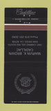 Matchbook Cover - Marvin Brown Cadillac San Diego CA 30 Strike
