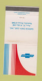 Matchbook Cover - Sawicki Chevrolet Cadillac Rochelle IL WEAR 30 Strike