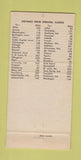 Matchbook Cover - Hotel Lincoln Sterling IL 30 Strike