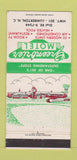Matchbook Cover - Greenbrier Motel Lumberton NC 30 Strike