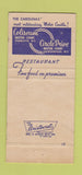 Matchbook Cover - Circle Drive Motor Court Charlotte Jacksonville NC 30 Strike