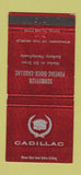 Matchbook Cover - Schreffler Pontiac Buick Cadillac Sunbury PA 30 Strike