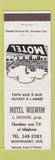 Matchbook Cover - Motel Wigwam Montmagny QC