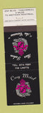 Matchbook Cover - Cosy Motel Montreal QC WEAR