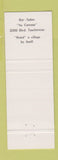 Matchbook Cover - Cosy Motel Montreal QC WEAR