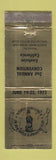 Matchbook Cover - Jim Beam Bottle Collectors Club Anaheim CA WEAR