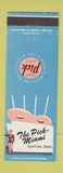 Matchbook Cover - Pick Miami Hotel Dayton OH