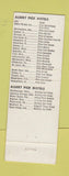 Matchbook Cover - Pick Miami Hotel Dayton OH
