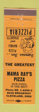 Matchbook Cover - Mama Ray's Pizza Cleveland OH