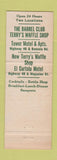 Matchbook Cover - Barrel Club Vallejo CA WEAR