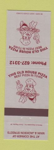 Matchbook Cover - Old House Pizza