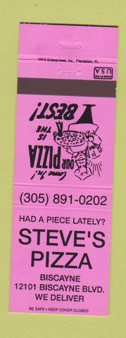 Matchbook Cover - Steve's Pizza