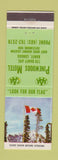 Matchbook Cover - Pinewoods Motel Banff AB