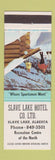 Matchbook Cover - Slave Lake Hotel AB