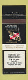 Matchbook Cover - Salt Lake City Maryland Fidelity Deposit UT