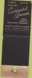 Matchbook Cover - Troika Russian restaurant Washington DC WORN