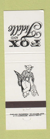 Matchbook Cover - Fox and Fiddle