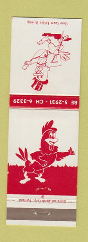 Matchbook Cover - Red Rooster Drive In Portland OR
