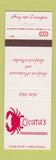 Matchbook Cover - Licata's Restaurant Covington LA