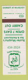 Matchbook Cover - Buster Murphy's Restaurant Maryland Heights MO