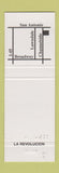 Matchbook Cover - La Revolucion Mexican Sports Bar Houston TX