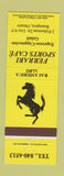 Matchbook Cover - Ferrari Sports Cafe Brampton ON
