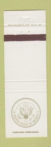 Matchbook Cover - United States of America Seal