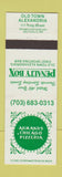 Matchbook Cover - Armand's Chicago Pizza Alexandria VA