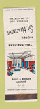 Matchbook Cover - Motel St Hyacinthe Douville QC WEAR