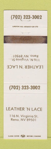 Matchbook Cover - Leather n Lace Reno NV WEAR