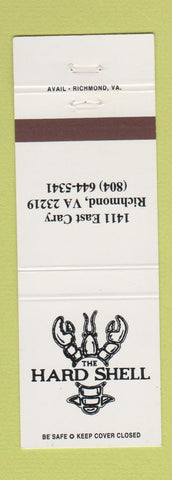Matchbook Cover - The Hard Shell Richmond VA