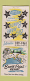 Matchbook Cover - Breezy Point Resort MN girlie BOBTAIL WORN Jimmy Dorsey