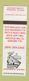 Matchbook Cover - Stafford St Station Richmodn VA train restaurant