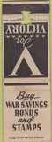 Matchbook Cover - Victory WWII Bonds Savings Stamps WEAR