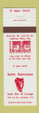 Matchbook Cover - Kitty Kiernans Irish Bar Brooklyn NY