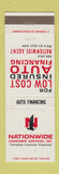 Matchbook Cover - Nationwide Insurance