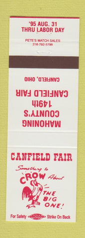 Matchbook Cover - Canfield Fair OH Mahoning County 1995
