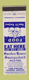 Matchbook Cover - Sweden House Smorgasbord Eugene OR WEAR