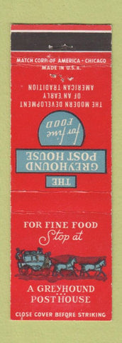 Matchbook Cover - Greyhound Post House