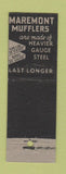 Matchbook Cover - Maremont Mufflers Howard Auto supply Portland OR