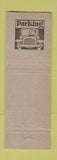Matchbook Cover - Adairs' Associated Parking oil gas? Roseburg OR hillbilly
