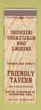 Matchbook Cover - Friendly Tavern Roseburg OR