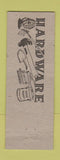 Matchbook Cover - Douglas Hardware Roseburg OR Norge Refrigerator