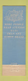 Matchbook Cover - Stetson Cowboy Hats Eugene Roseburg Springfield OR WEAR