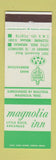 Matchbook Cover - Magnolia Inn Little Rock AR WORN
