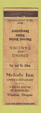 Matchbook Cover - Melody Inn Winston OR