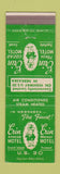 Matchbook Cover - Erin Manor Motel Fremont Grand Island Cozad Ogallala NE